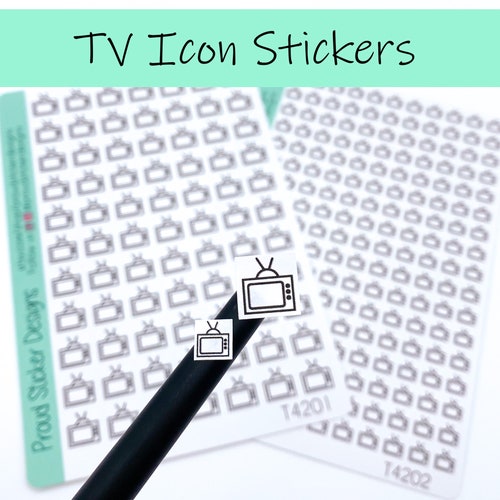 Read & Write Icon Stickers Book Icon Pen Icon Pencil - Etsy