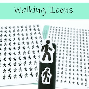 Walking Icon Stickers