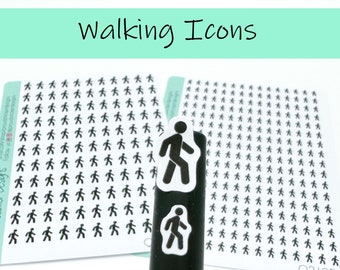 Walking Icon Stickers