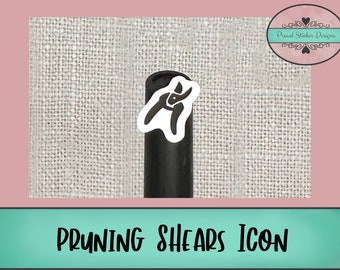 Pruning Shears Icon Stickers