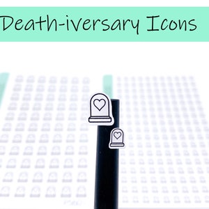 Death-iversary Icon Sticker