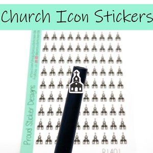 Stickers kerkpictogram