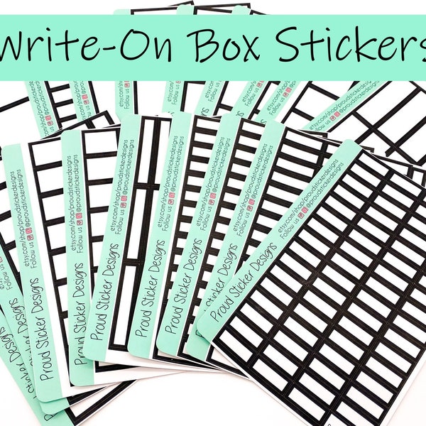 Write On Boxes