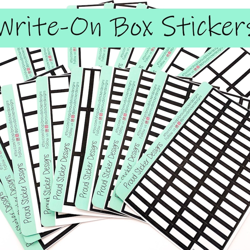 Write on Boxes - Etsy