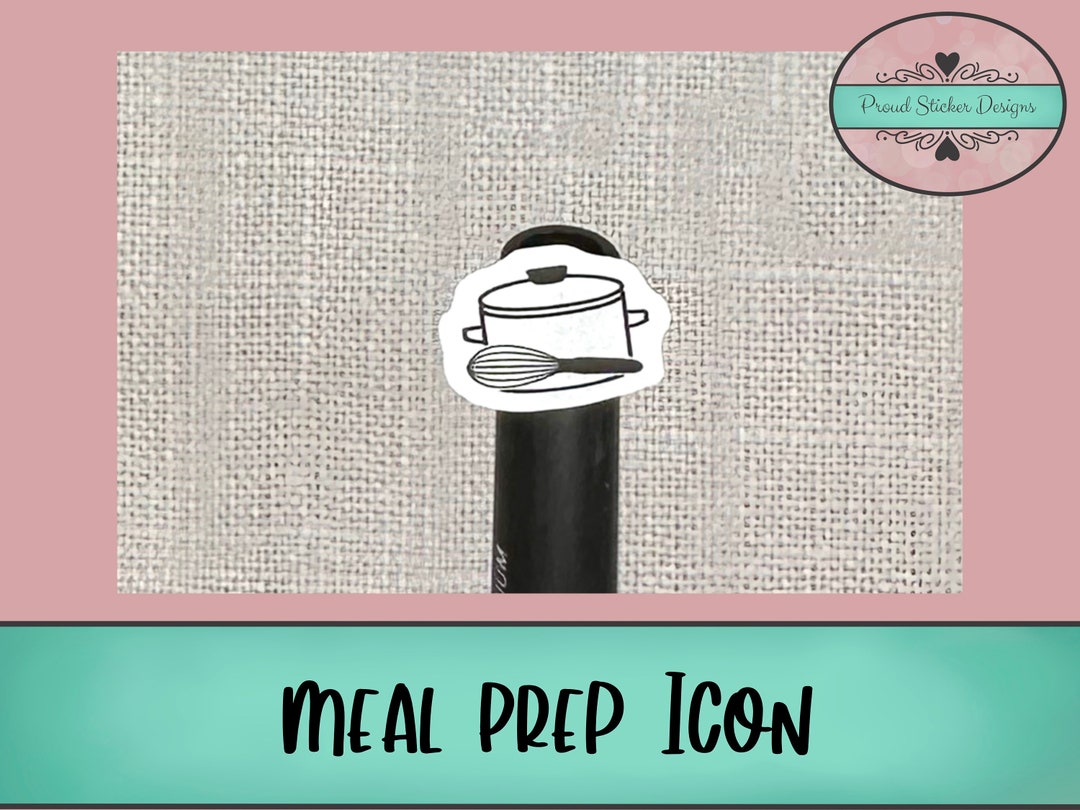 Meal Prep | Cooking Icon Stickers - Etsy