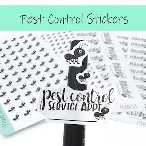 Naklejki zwalczające szkodniki