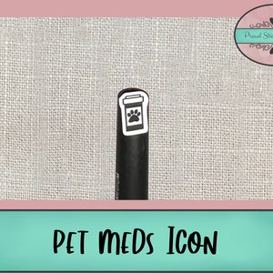 Pegatinas de medicamentos para mascotas