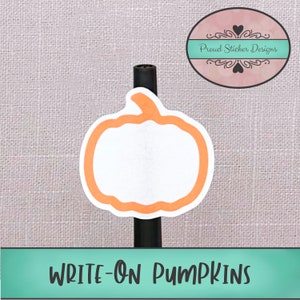 Write-On Pumpkins and Date Covers