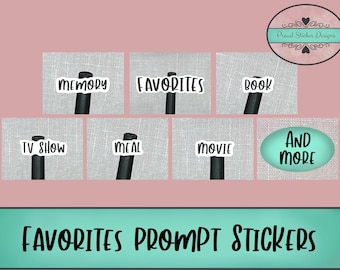 Favorites Prompt Script Stickers