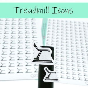 Treadmill Icon Stickers