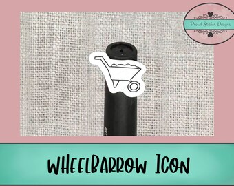 Wheelbarrow Icon Stickers