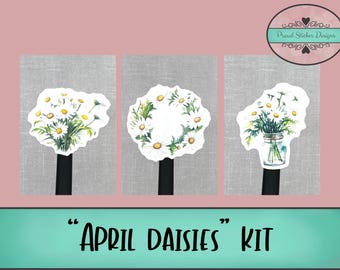 April Daisies | Journaling Kit | Planner Weekly Kit
