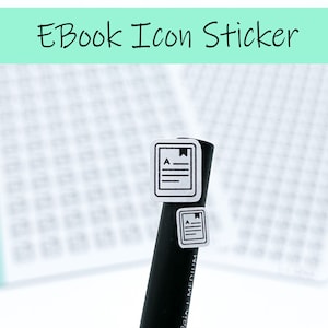 Pegatinas de iconos de libros electrónicos