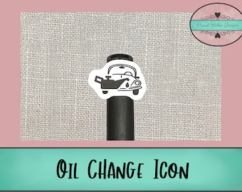 Oil Change Icon Stickers