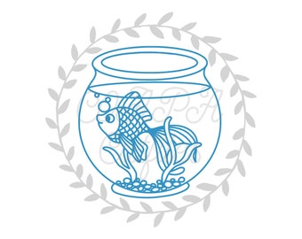 Download Fish Bowl Svg Etsy