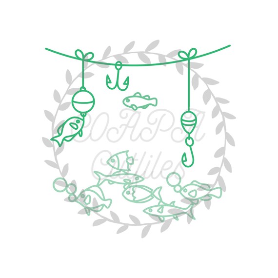 Download Fishing Line Cut File Svg Pdf Png Etsy