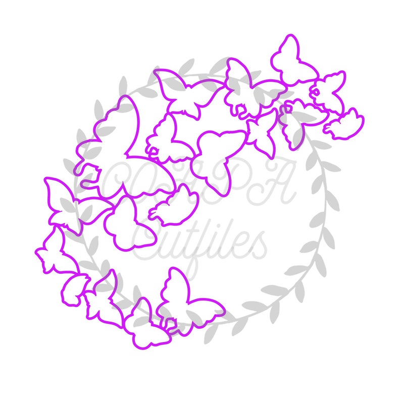 Download Butterflies Fluttering SVG. PDF. png. | Etsy