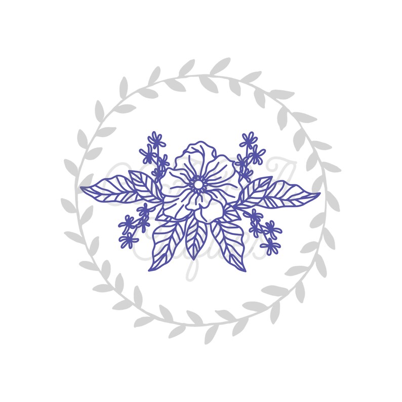 Flower Cut File SVG. PDF. png. | Etsy