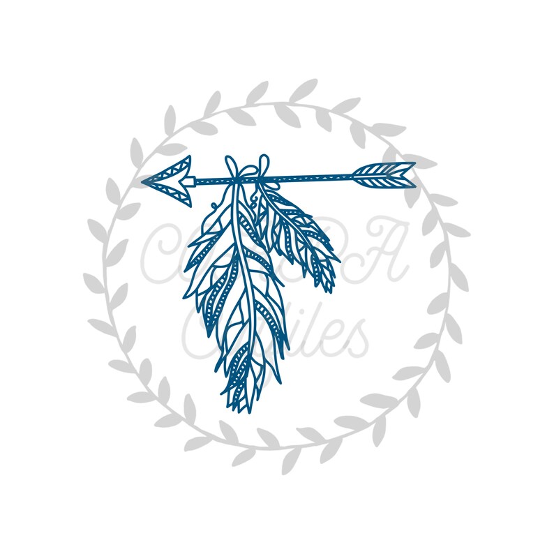 Feathered Arrow Cut File SVG. PDF. Png. - Etsy Australia