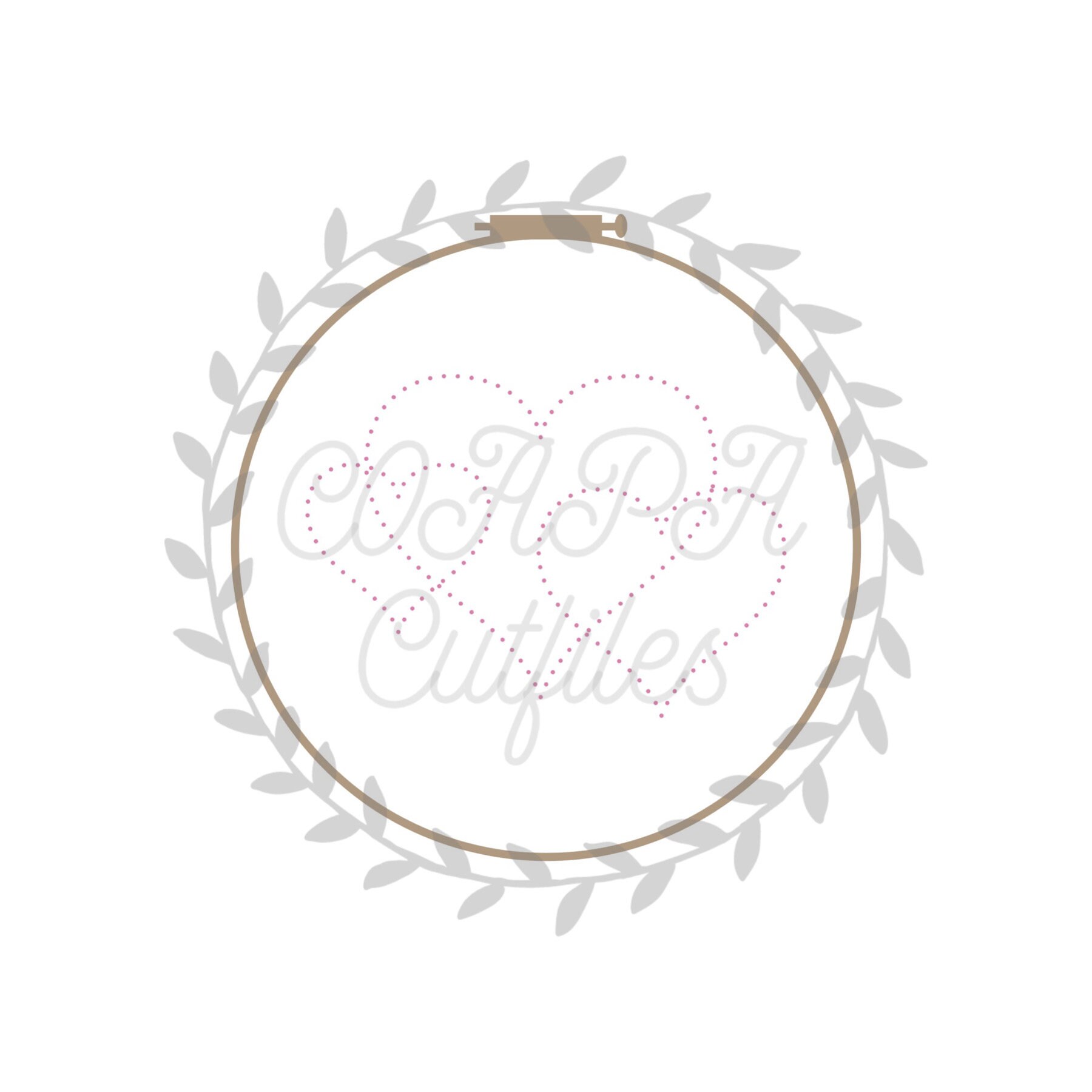 Embroidery Hoop Cut File SVG. PDF. png. Etsy