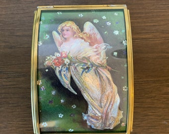 Vintage Ceramic Petite Fille aux Fleurs Musicbox My Instagram has the music tune
