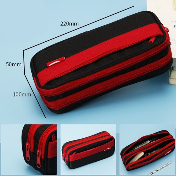 Pencil Case Large Capacity Pencil Pouch Student Stationery Pen Bag