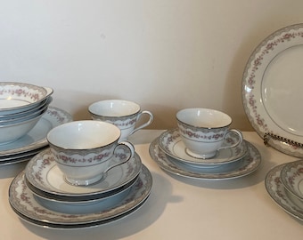 Noritake China Japan - Glenwood 5770 - Fine China, C1950&#39;s Vintage