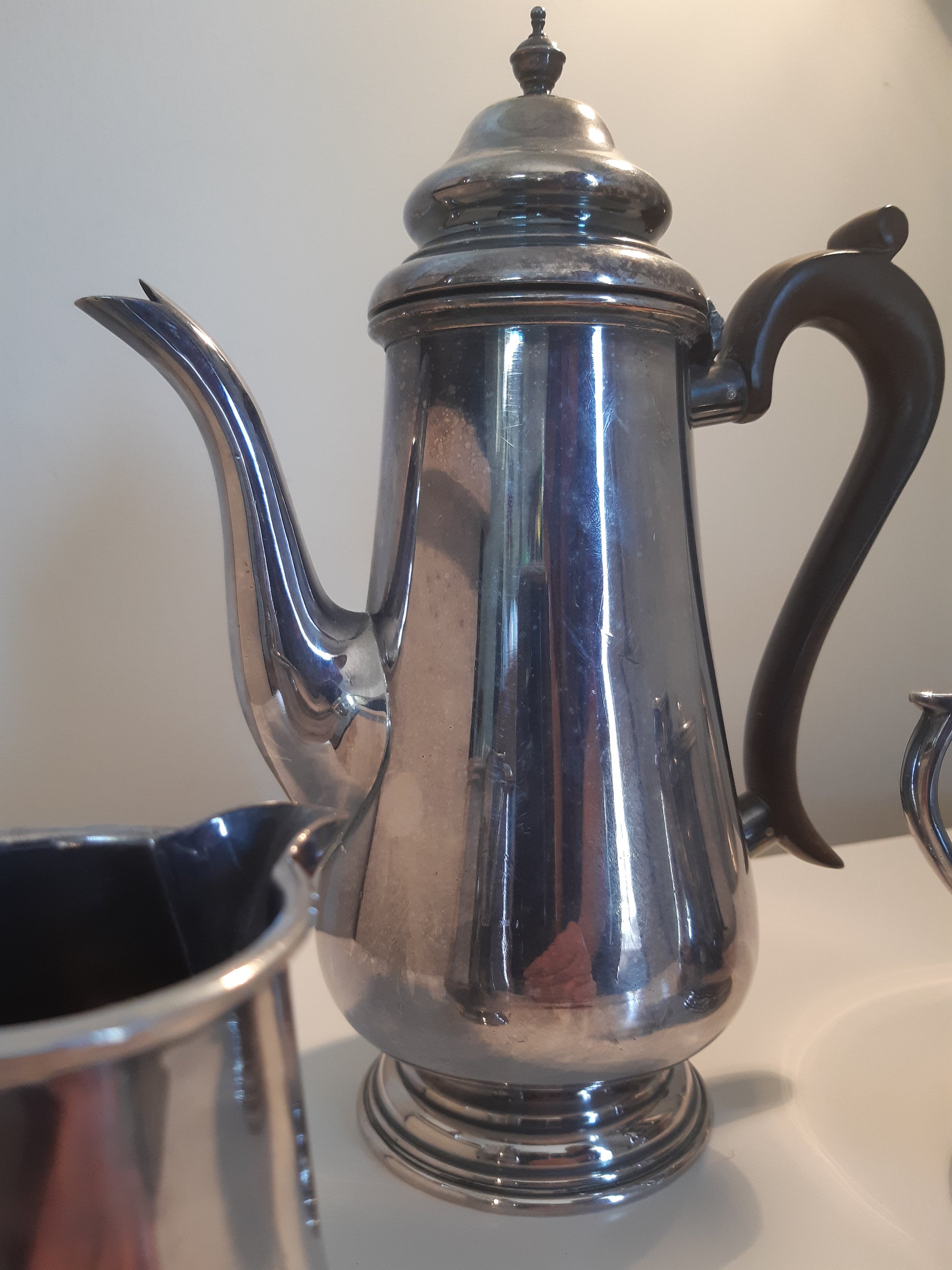 Antique 3 Piece EPNS Tea Set 1910 Including Sugar Bowl and Etsy