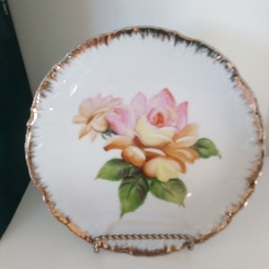 Floral Plate - Made in Japan