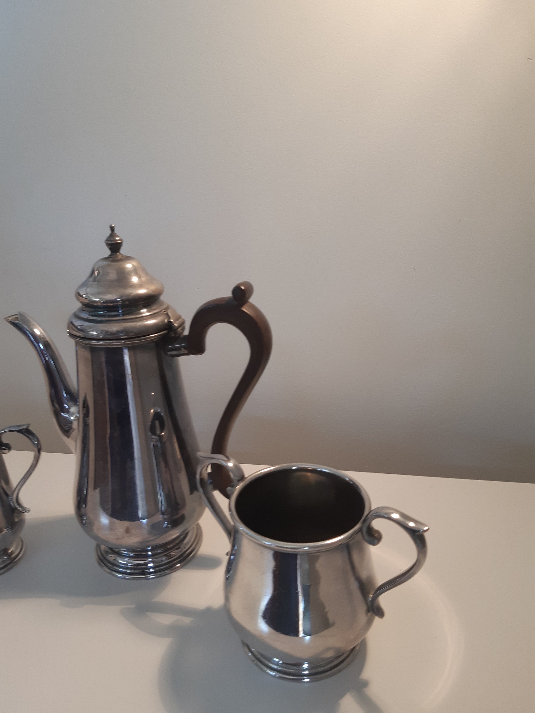 Antique 3 Piece EPNS Tea Set 1910 Including Sugar Bowl and Etsy