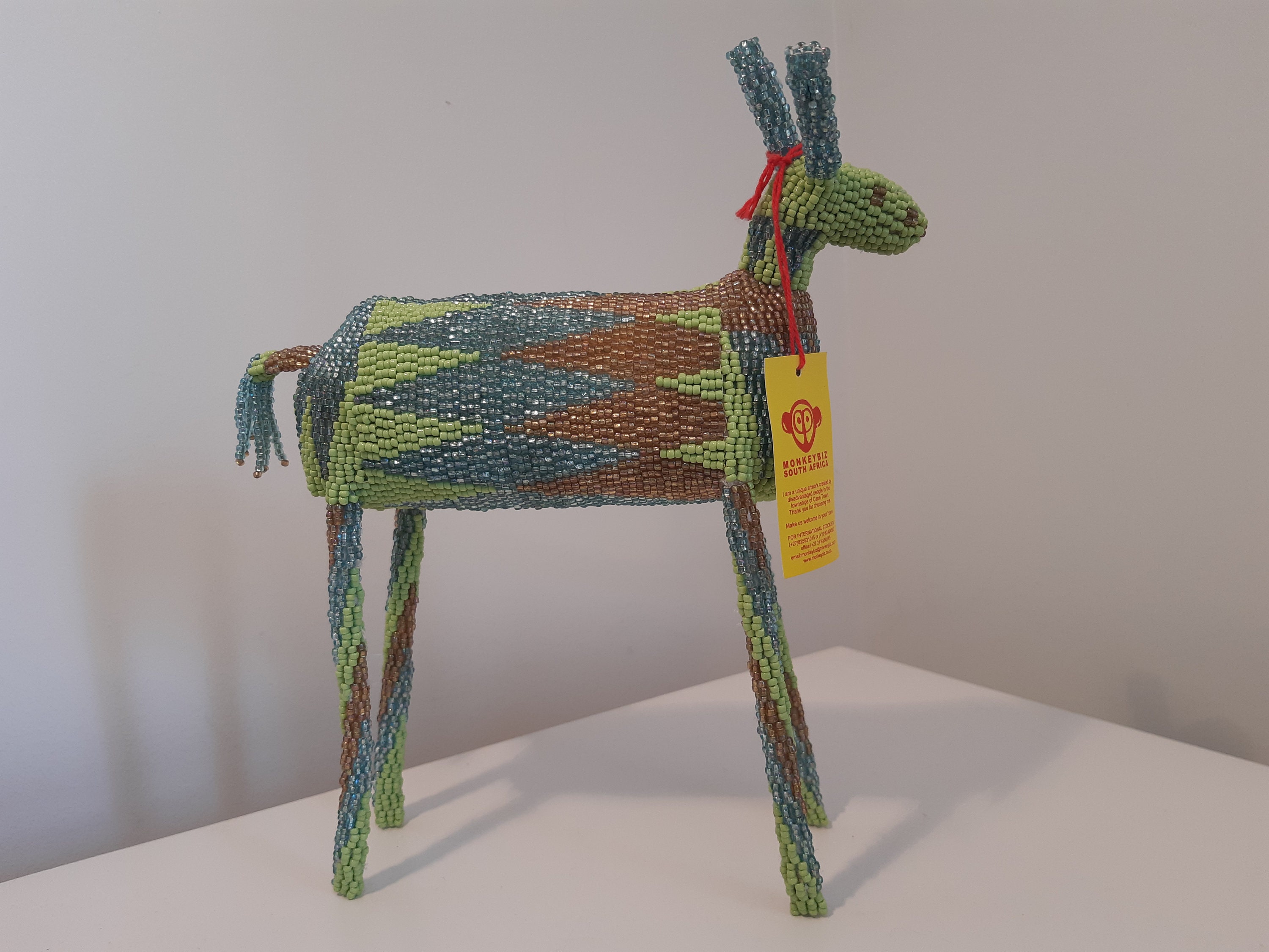 Beaded Bokkie ANI003 Animal Art Piece Etsy