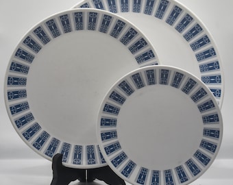 Pacific by Noritake, Blue and White Progression China - Plates, sold separately [9010] Made in Japan