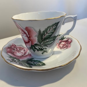Colclough China tea cup duo - English bone china