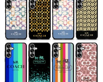 Luxury Leather Texture Minimal Chic Inspired Phone Case for Samsung S26 Ultra S25 Edge S24 Ultra S23 Ultra S22 Ultra S21 Ultra