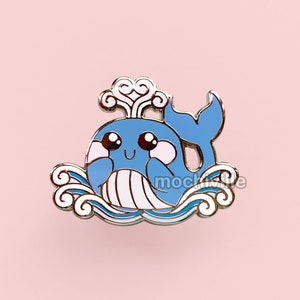 Baby Whale Enamel Pin | Cute Pin | Hard Enamel Pin | Ocean Creature | Whales