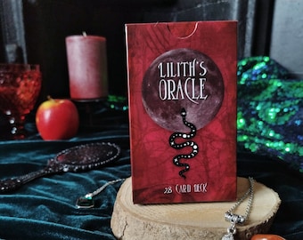 Lilith Oracle Deck Tarot Cards - Goddess Oracle - Witchy Gift - Shadow Work - Lilith