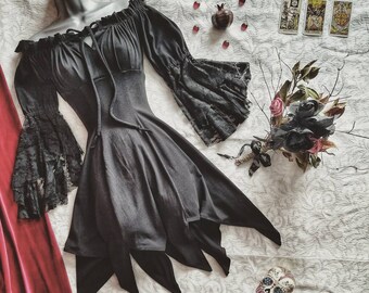 wiccan style wedding dresses