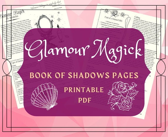 Glamour Magick Printable Pages Glamour Magick Book of - Etsy