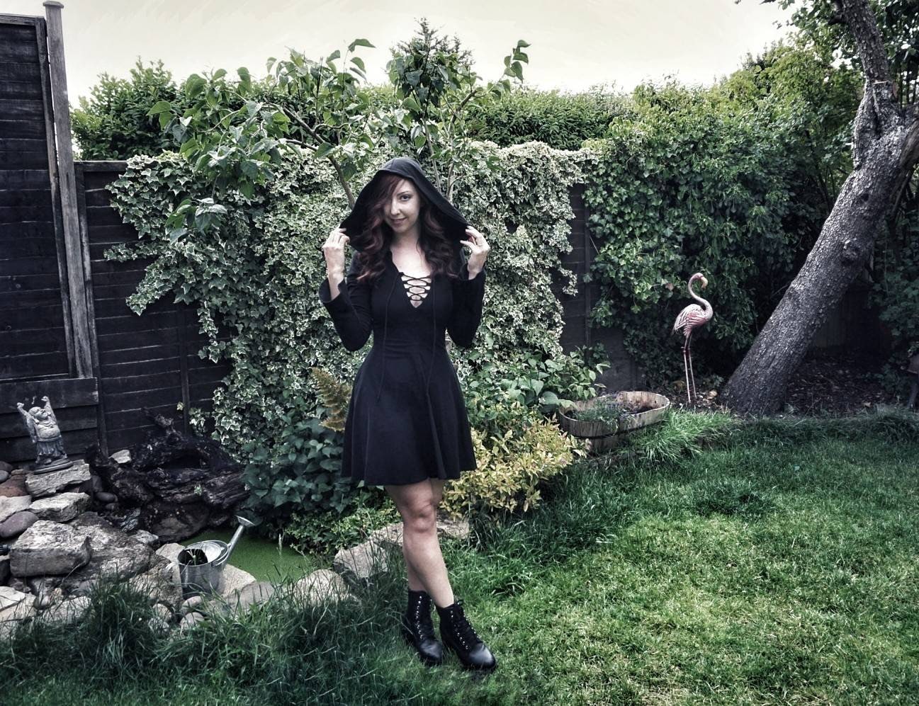hooded dress uk