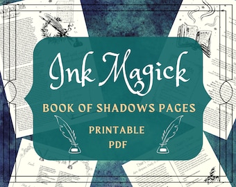 Ink Magic Book of Shadows-pagina's – recept voor drakenbloed (pdf)