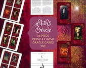 Lilith Oracle Cards: Shadow Work Deck + Book of Shadows (PDF)