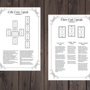 Tarot Cheat Sheet: Beginner's Book of Shadows Pages (PDF eBook) image 4