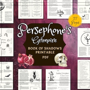 Księga Cieni Persefony Strony: Grimoire do druku (PDF)