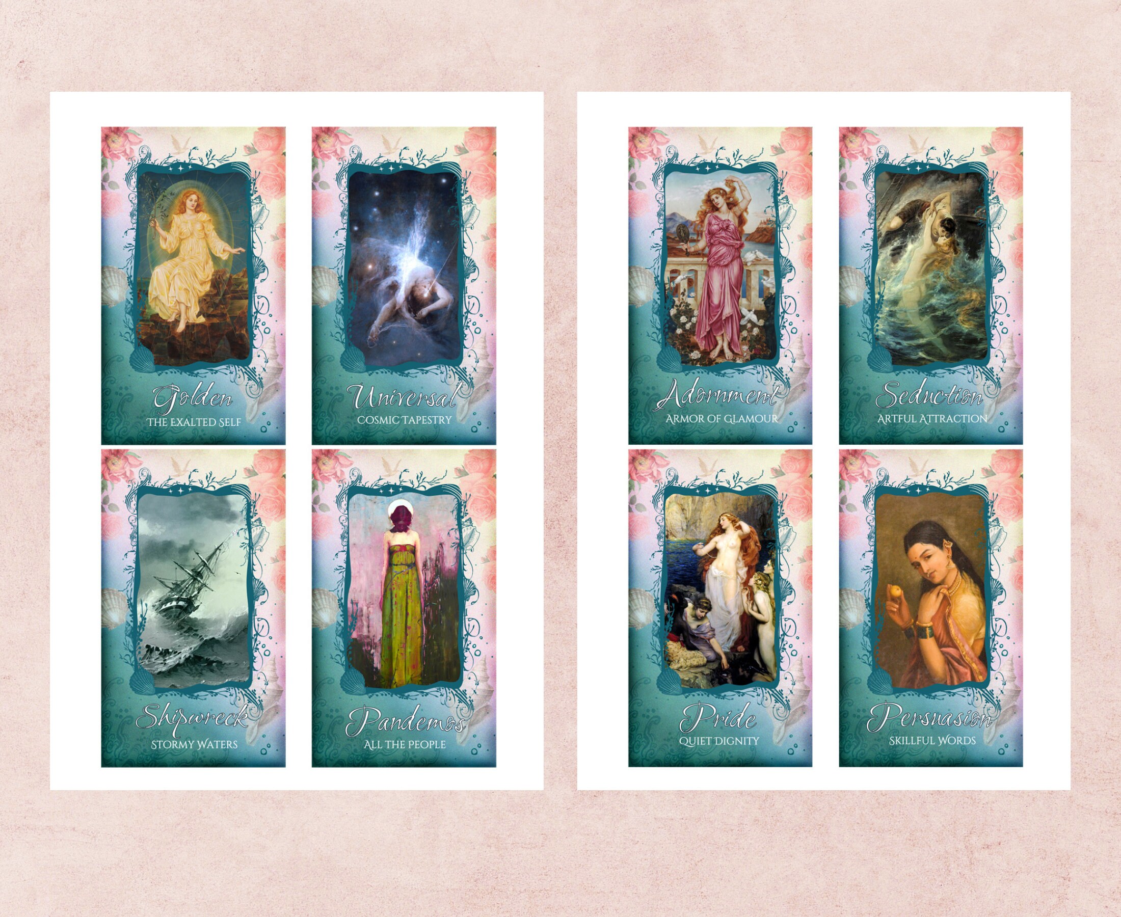 アフロディーテオラクルカード：愛の魔法の女神デッキ（PDF） - Etsy 日本