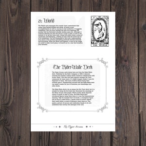Tarot Cheat Sheet: Beginner's Book of Shadows Pages (PDF eBook) image 6
