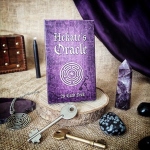 Cartes de tarot Hécate Oracle Deck - Oracle de la déesse - cadeau sorcière - travail de l'ombre - Hécate