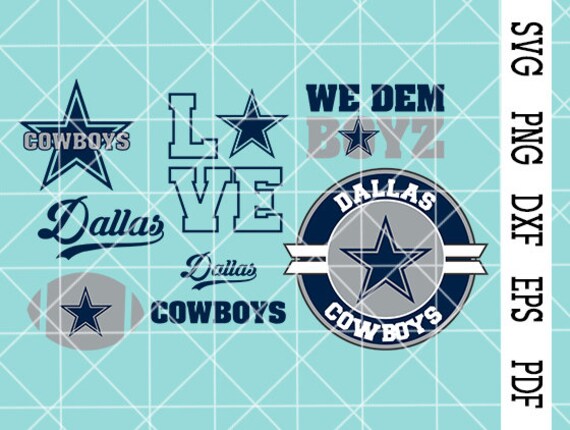 Dallas Cowboys Svg Dallas Cowboys Football Dallas Cowboys Etsy