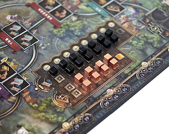 Brass birmingham lancashire set black coal cooper metal cube componants boardgame tabletop game