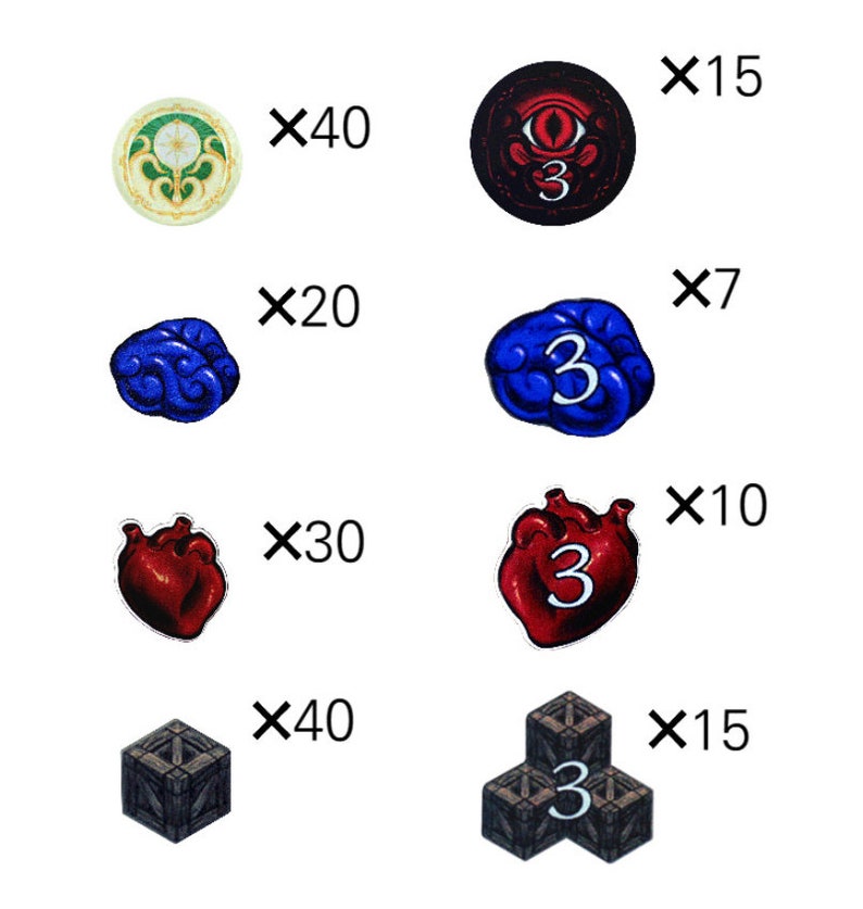Acrylic Tokens for Arkham Horror LCG - Etsy