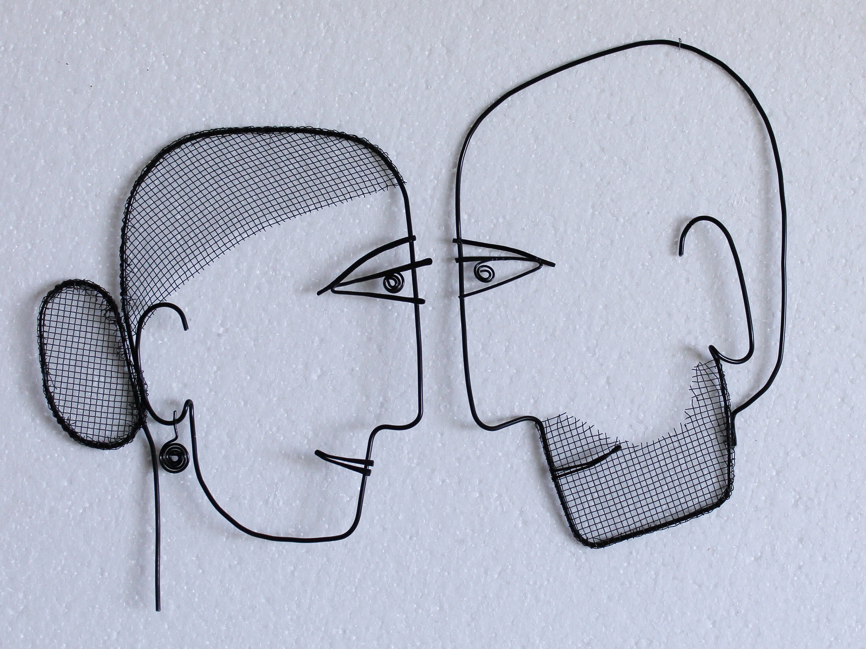 Wall Gift Wall Decor Sculpture wire Drawing from the Wire Art | Etsy